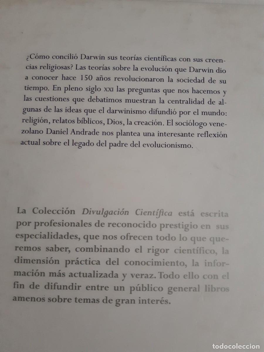 Libros de segunda mano: EL DARWINISMO Y LA RELIGION GABRIEL ANDRADE - Foto 6
