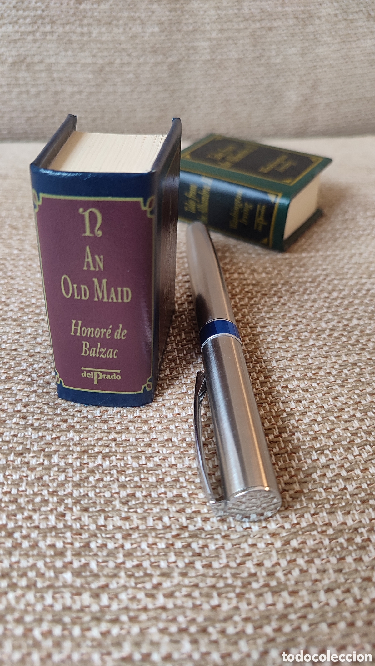 Libros de segunda mano: Mini libros colecci&oacute;n delPrado An old Main Honor&eacute; de Balzac