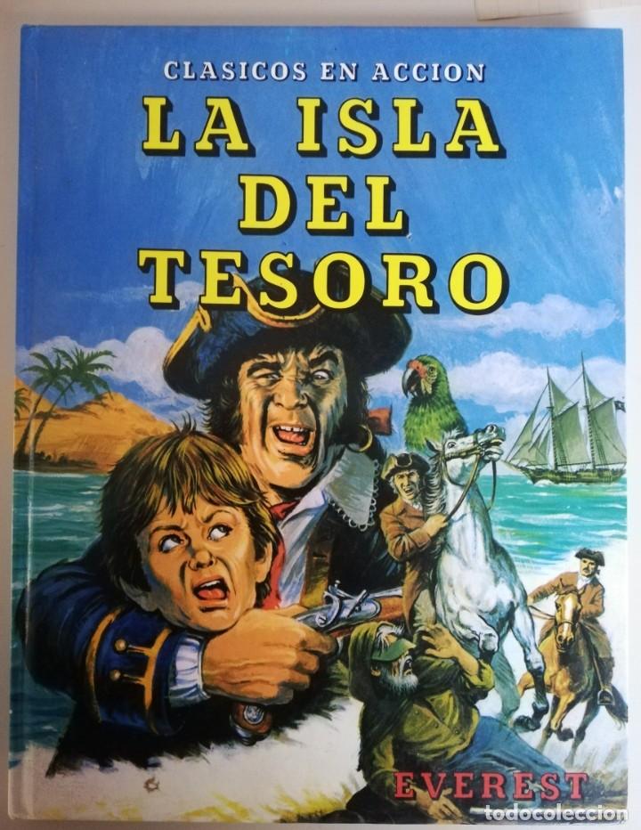 Libros de segunda mano: Libro ejemplar de &rdquo;La Isla del Tesoro&rdquo; de Robert Louis Stevenson, publicado por la Editorial Everes