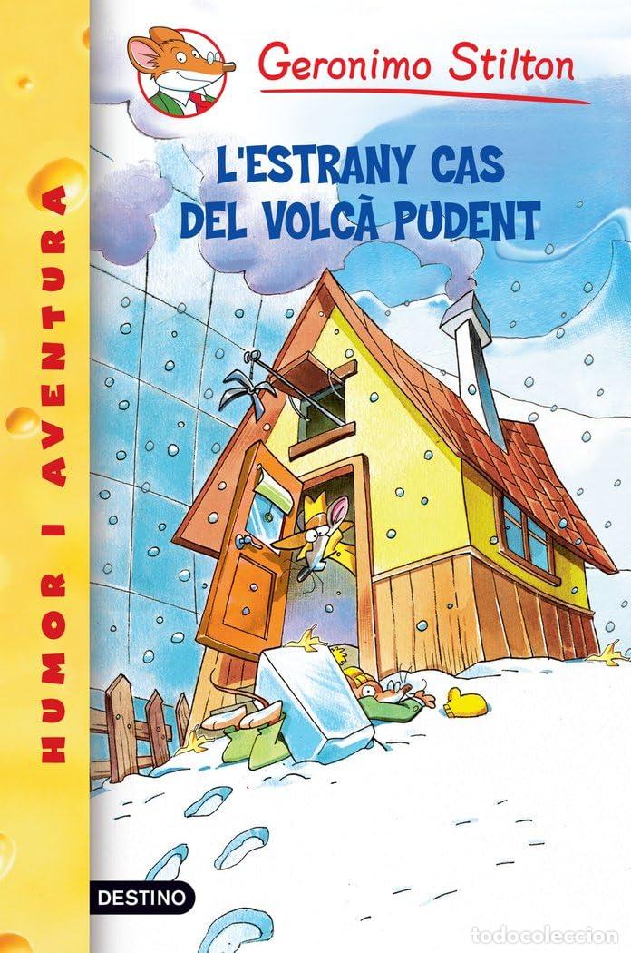 Libri di seconda mano: 39- L'estrany cas del volc&agrave; Pudent (GERONIMO STILTON. ELS GROCS)