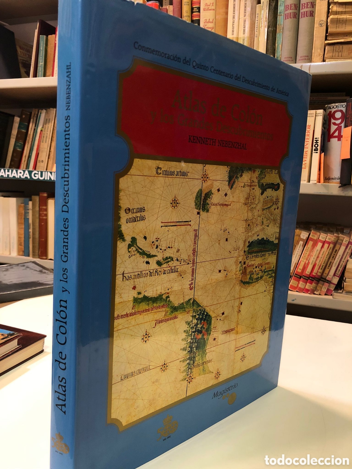 Libros de segunda mano: Atlas de Col&oacute;n y los Grandes Descubrimientos. Conmemoraci&oacute;n del Quinto Centenario... - K. Nebenzhal