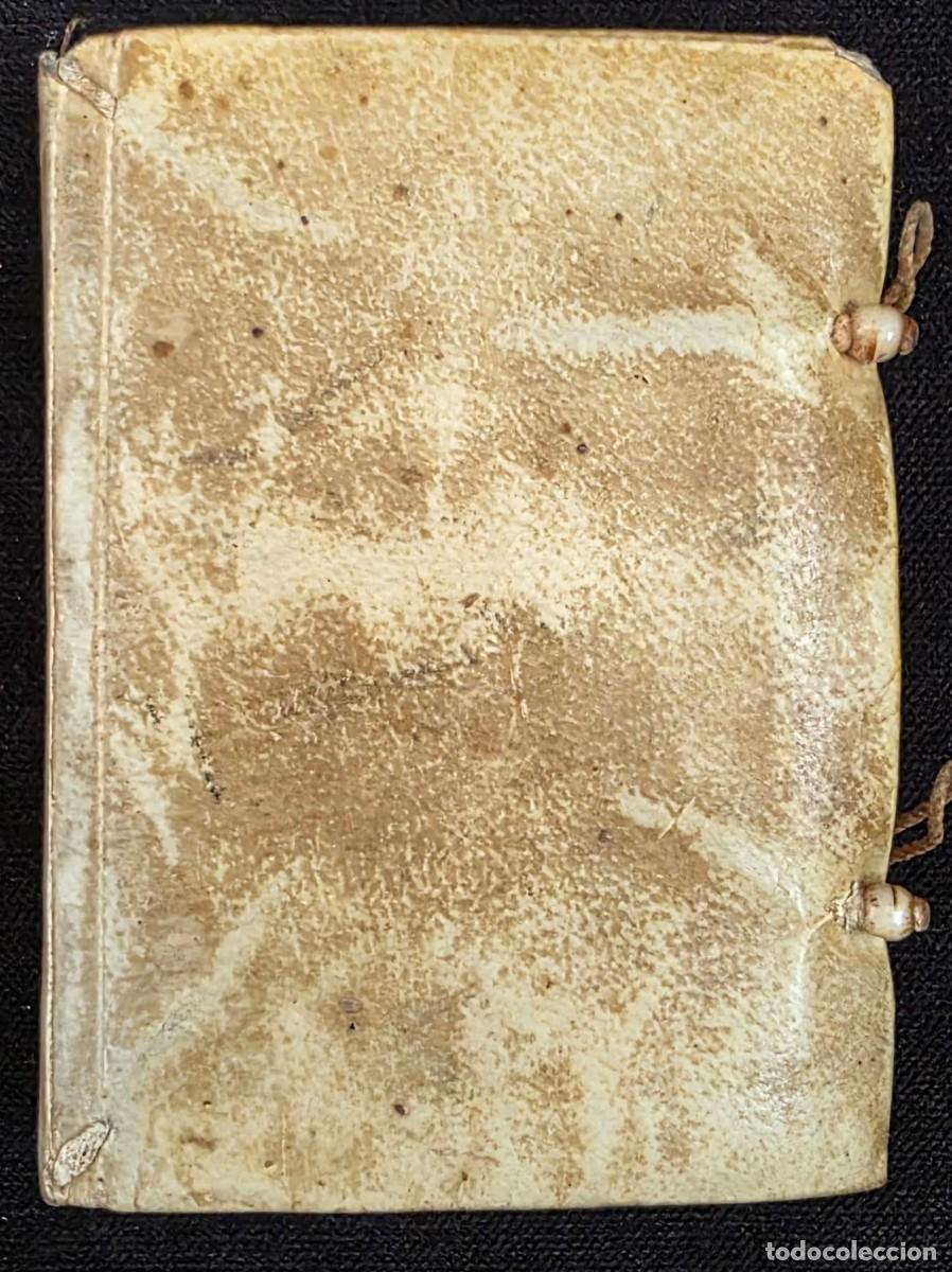 Libros de segunda mano: L.352 Manual instrucci&oacute;n de novicios franciscanos 1755 Barcelona encuadernaci&oacute;n pergamino original