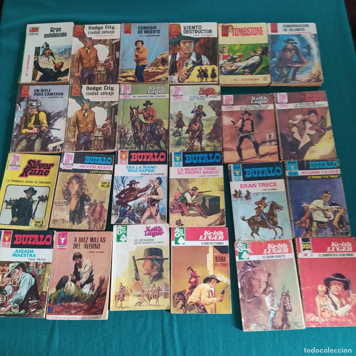Libros de segunda mano: 48 NOVELAS OESTE VARIAS