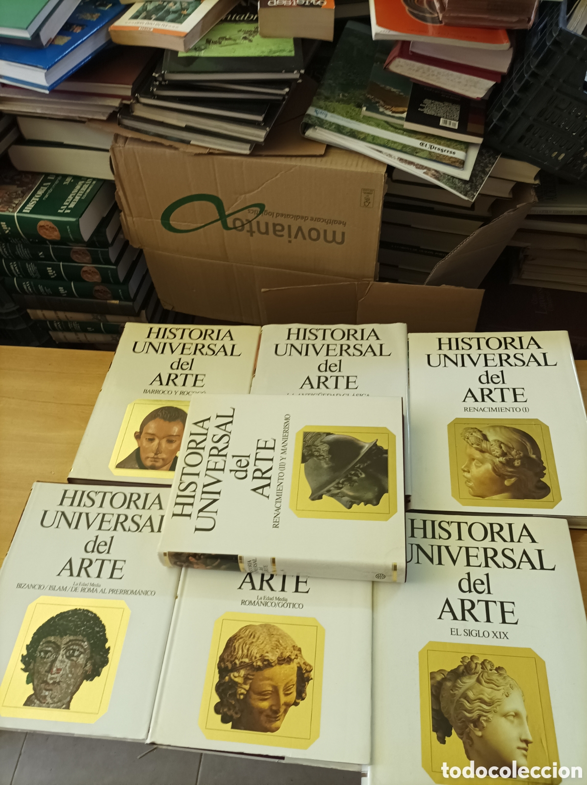 Libros de segunda mano: HISTORIA UNIVERSAL DEL ARTE TOMOS: 2,3,4,5,6,7,8.. EDITORIAL PLANETA 1994