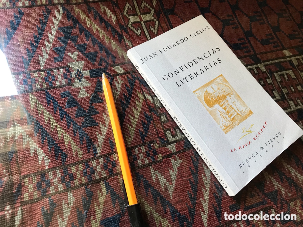 Libros de segunda mano: Confidencias literarias. Juan Eduardo Cirlot. Huerga & Fierro