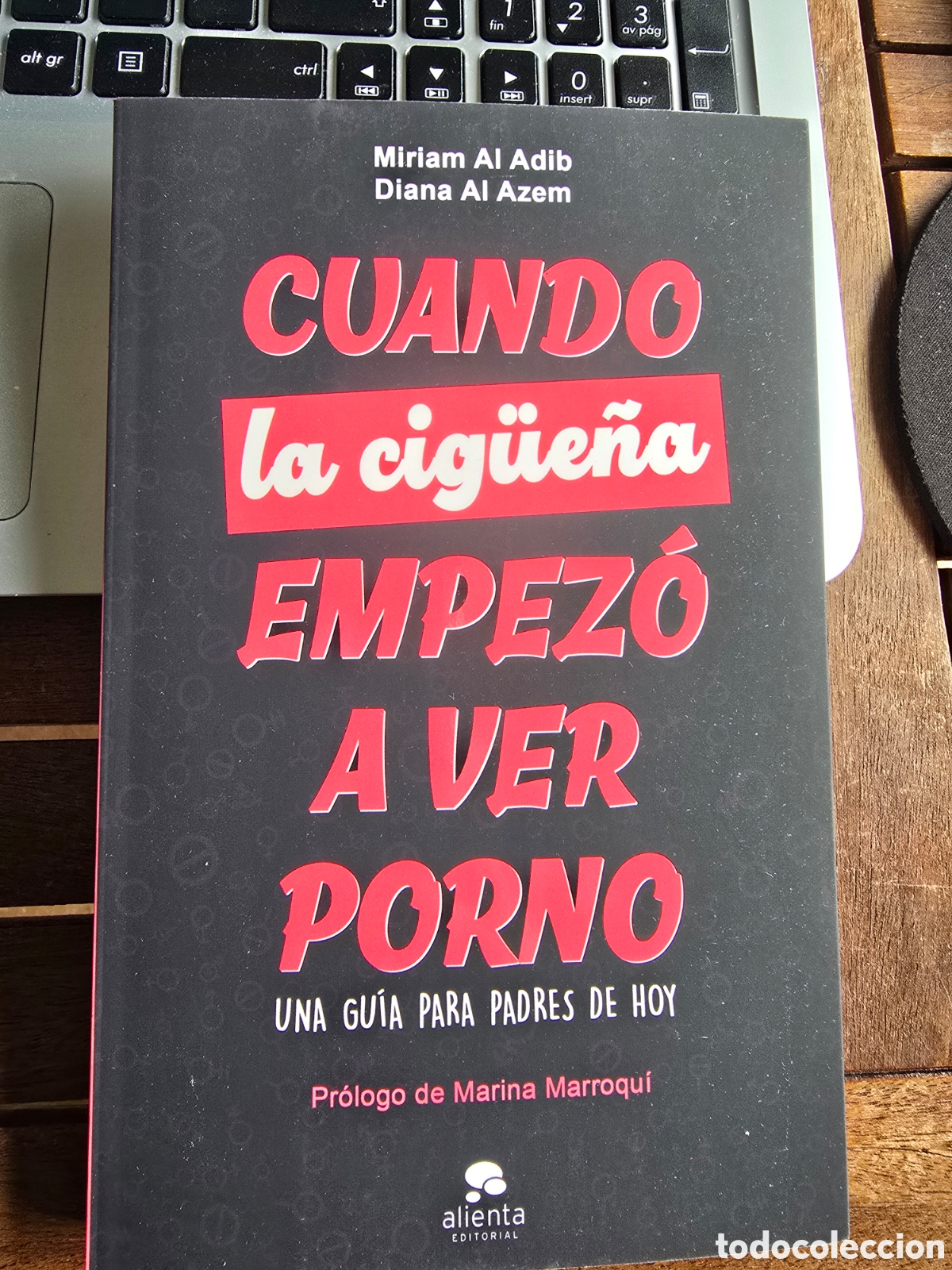Libros de segunda mano: Cuando la cig&uuml;e&ntilde;a empez&oacute; a ver porno Al Adib Mendiri, Miriam ALIENTA 2025 Una gu&iacute;a para padres