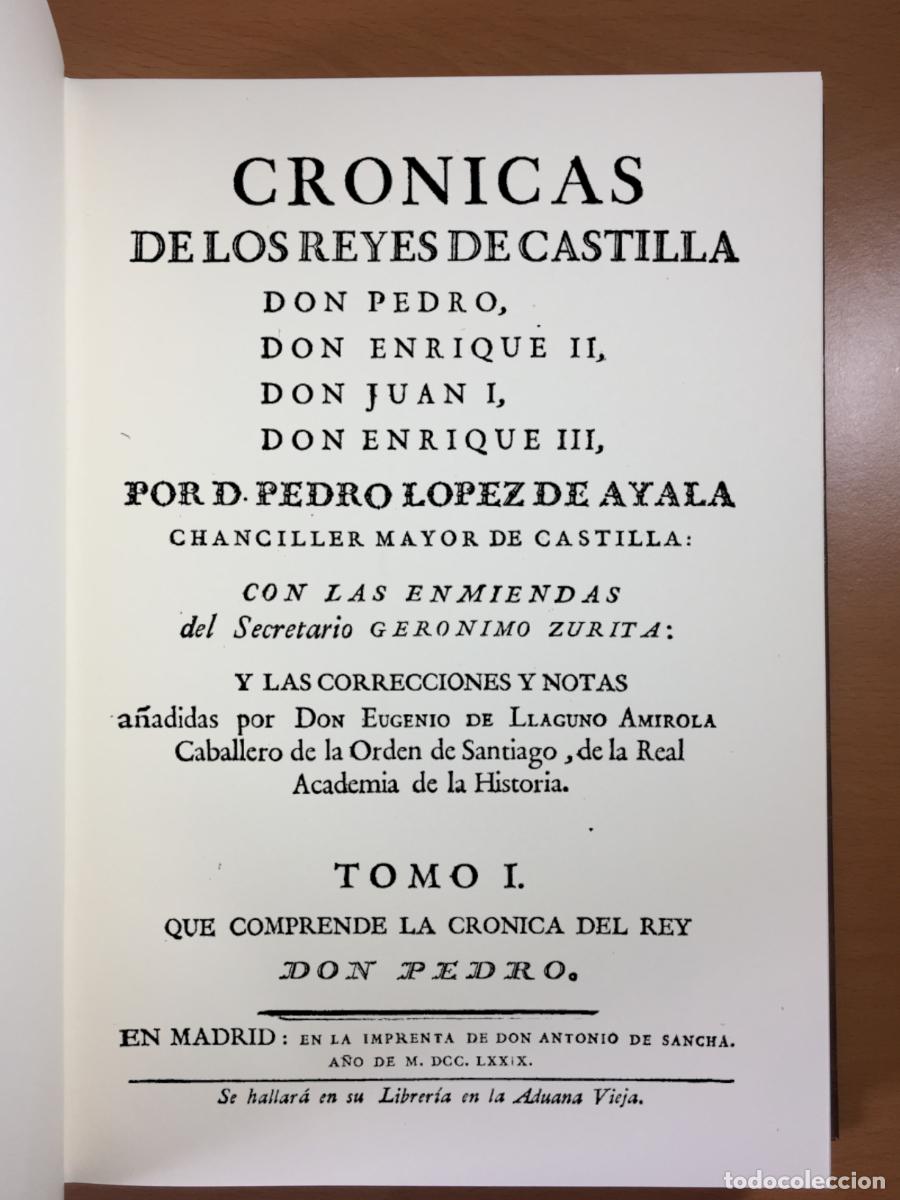 Libros de segunda mano: Pedro L&oacute;pez de Ayala. Cr&oacute;nicas de los reyes de Castilla, 1779 Tomo I Cr&oacute;nica del Rey don Pedro