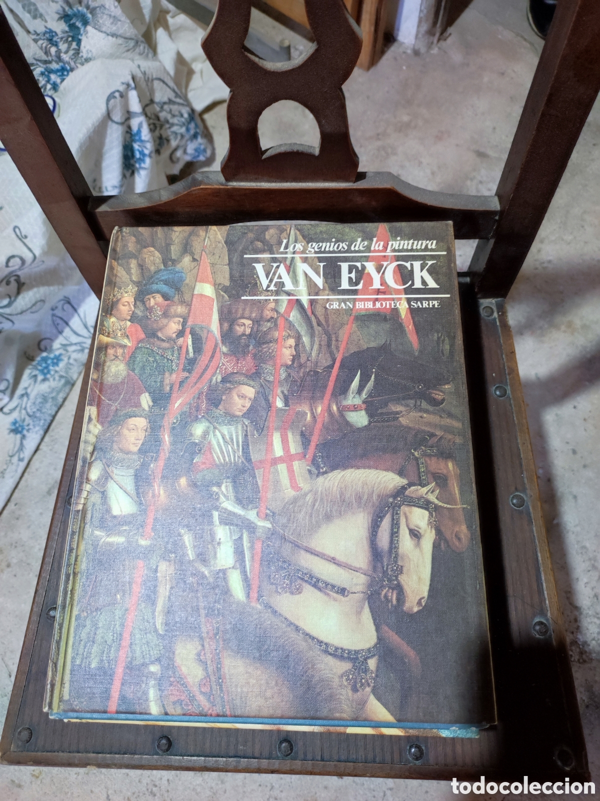 Libros de segunda mano: VAN EYCK - LOS GENIOS DE LA PINTURA - GRAN BIBLIOTECA SARPE / N&Uacute;MERO 10
