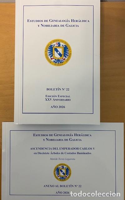 Libros de segunda mano: Estudios de Genealog&iacute;a Her&aacute;ldica y Nobiliaria de Galicia N&ordm; 22. Edici&oacute;n especial XXV aniversario