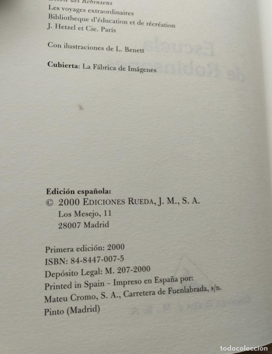 Libros de segunda mano: Lote de libros de Julio Verne. 2000, Ediciones Rueda - Foto 4