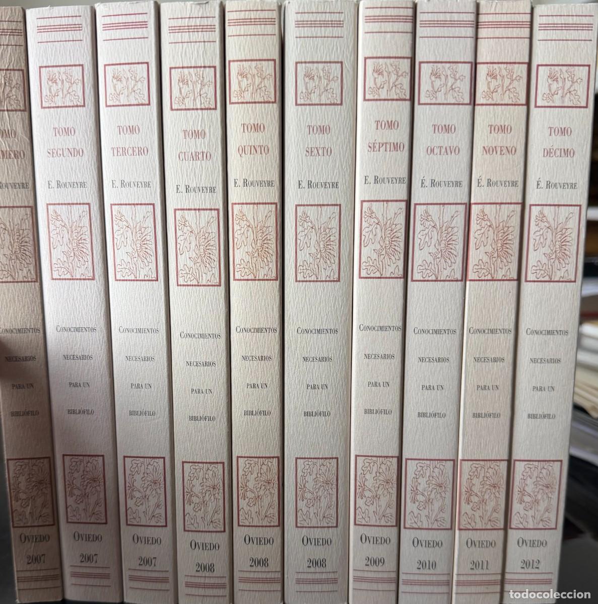 Libros de segunda mano: Rouveyre, &Eacute;douard Conocimientos necesarios para un bibli&oacute;filo. 10 vols