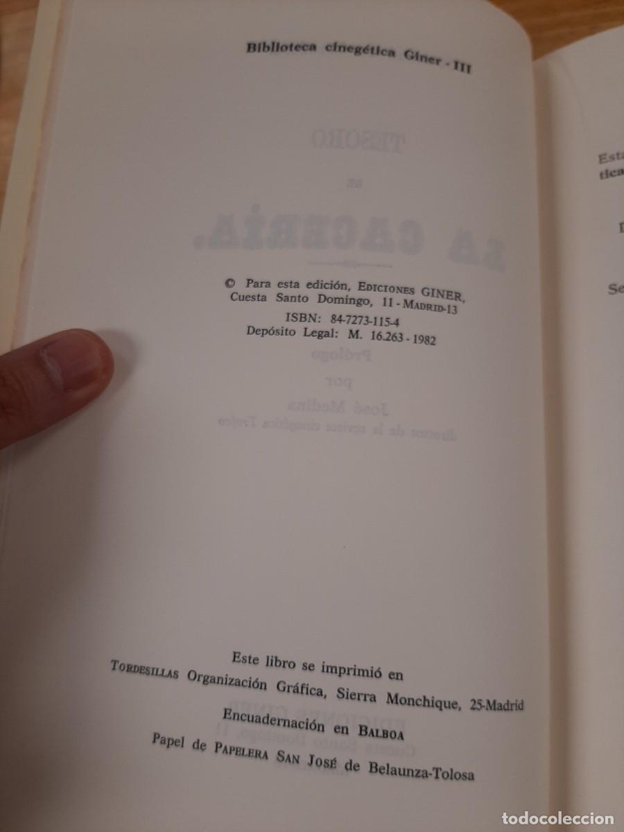 Libros de segunda mano: Tesoro de la Cacer&iacute;a - Editorial Giner en 1982 - Edici&oacute;n facs&iacute;mil - Foto 6