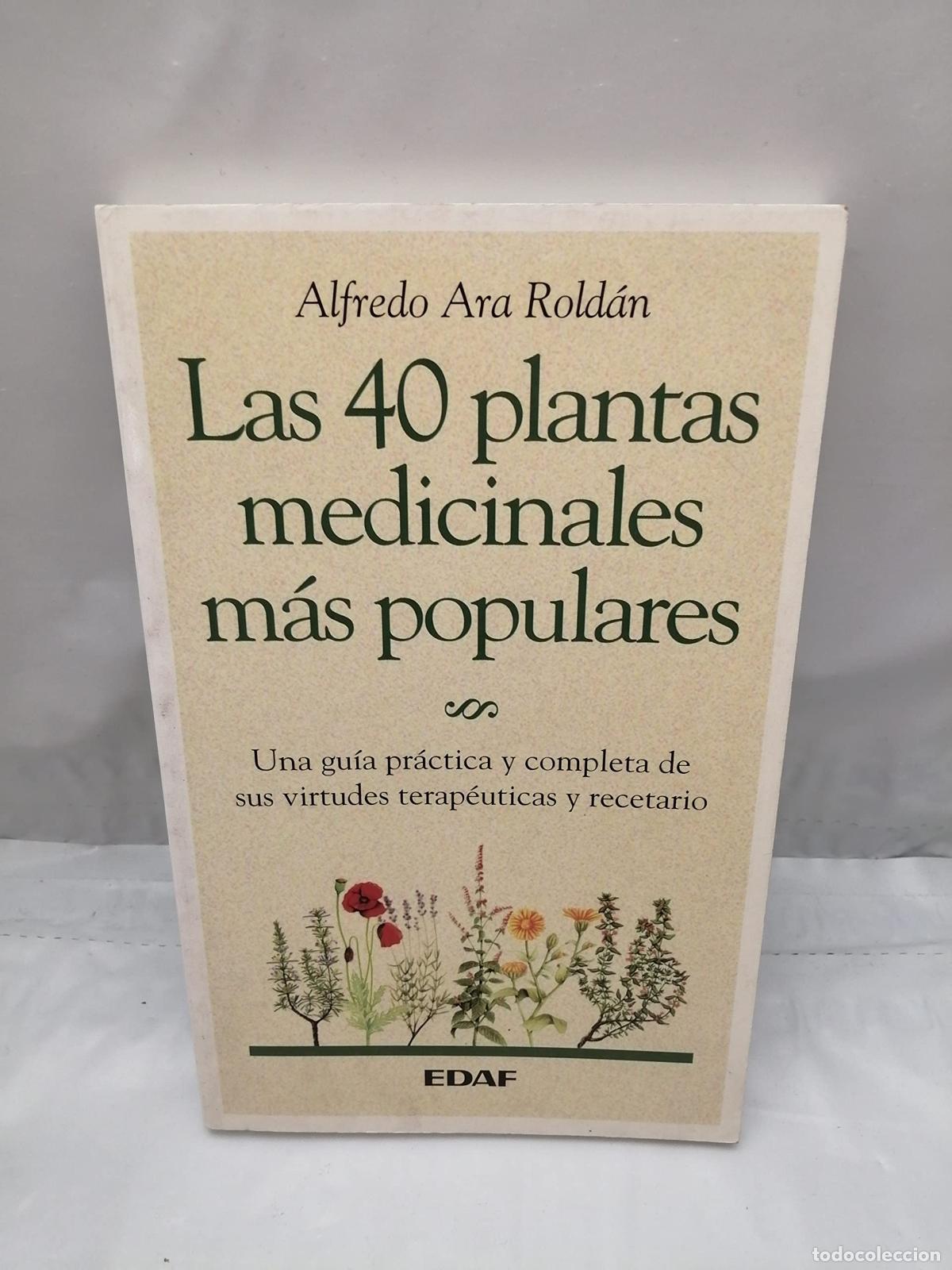 Libros de segunda mano: 40 Plantas Medicinales Mas Populares De Espa&ntilde;a