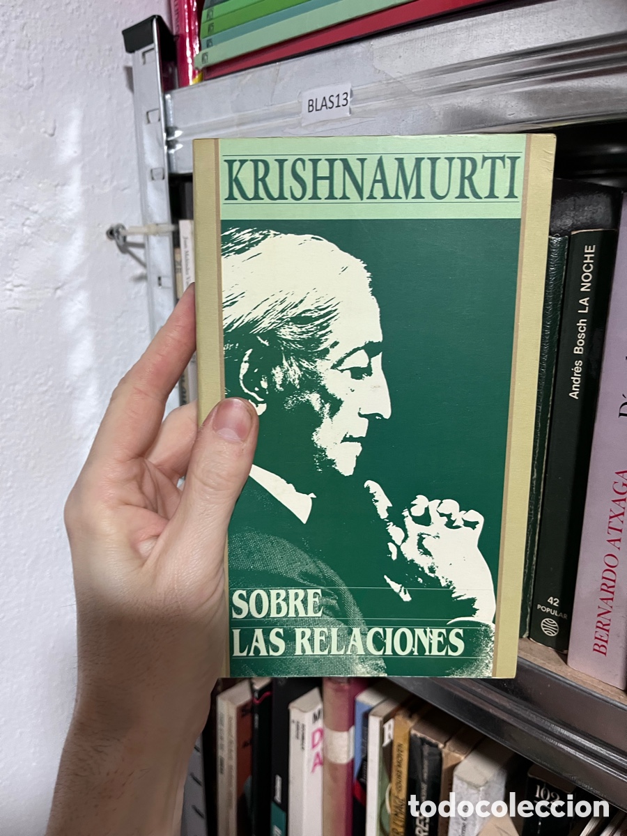 Libros de segunda mano: BLAS13 sobre las relaciones KRISHNAMURTI - Foto 1