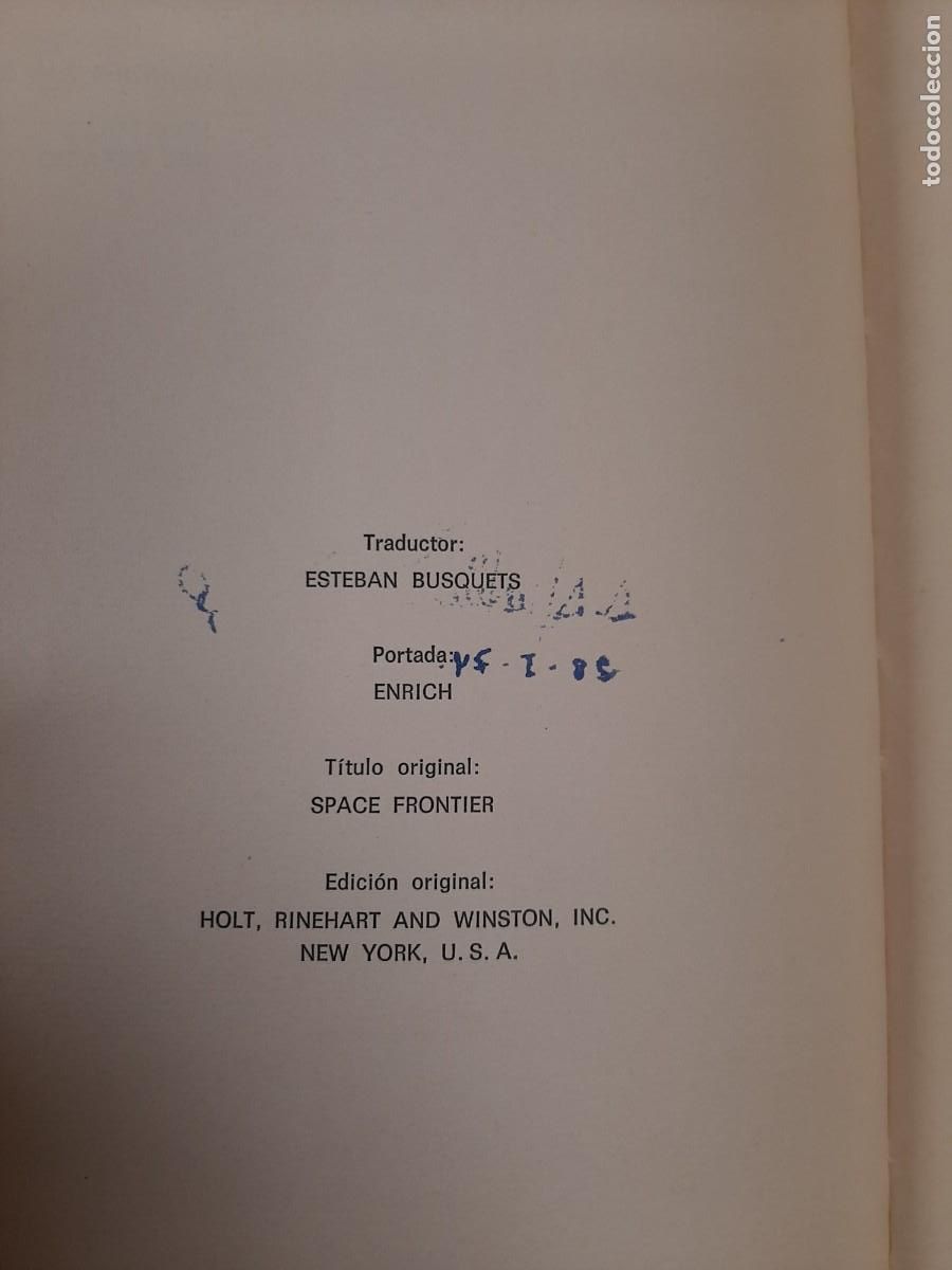Libros de segunda mano: Fronteras del espacio - Wernher von Braun - Editorial Pomaire, 1969 - Foto 4