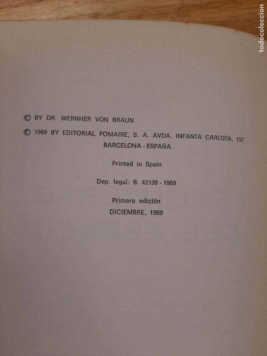 Libros de segunda mano: Fronteras del espacio - Wernher von Braun - Editorial Pomaire, 1969 - Foto 6