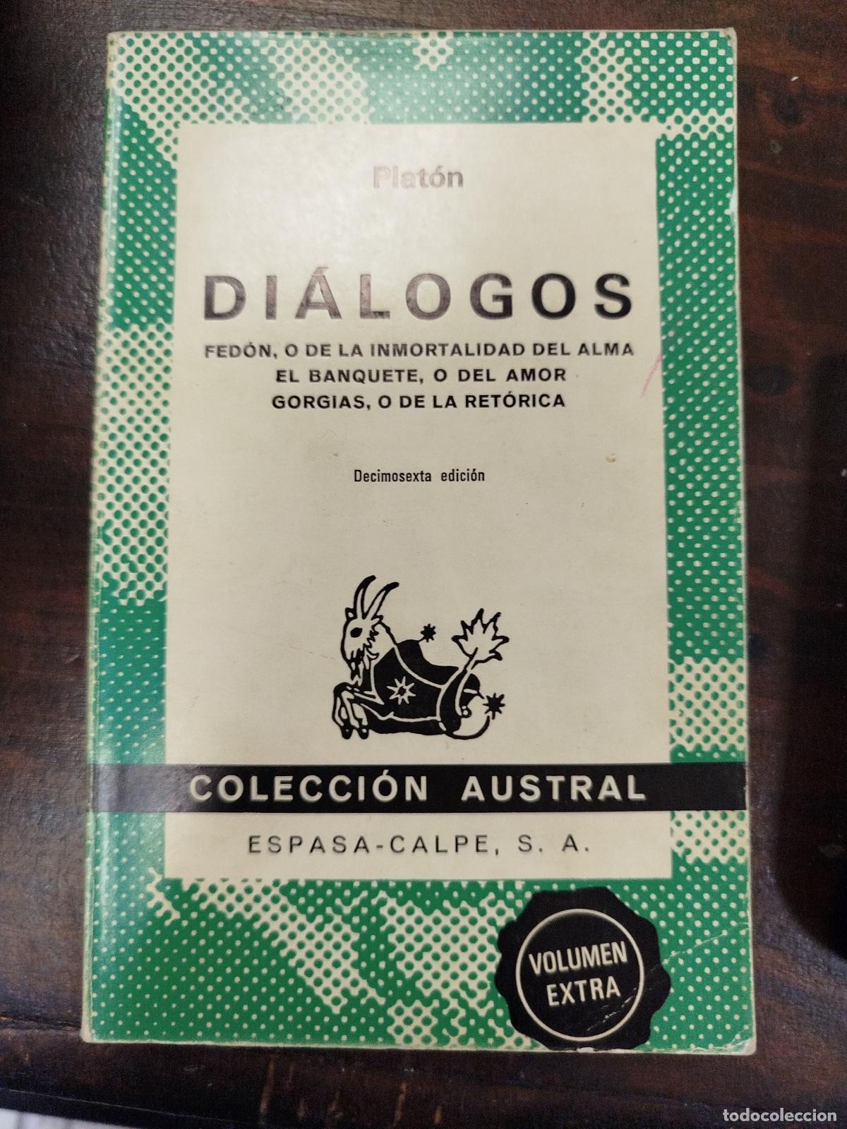 Libros de segunda mano: DI&Aacute;LOGOS - PLAT&Oacute;N (AUSTRAL)