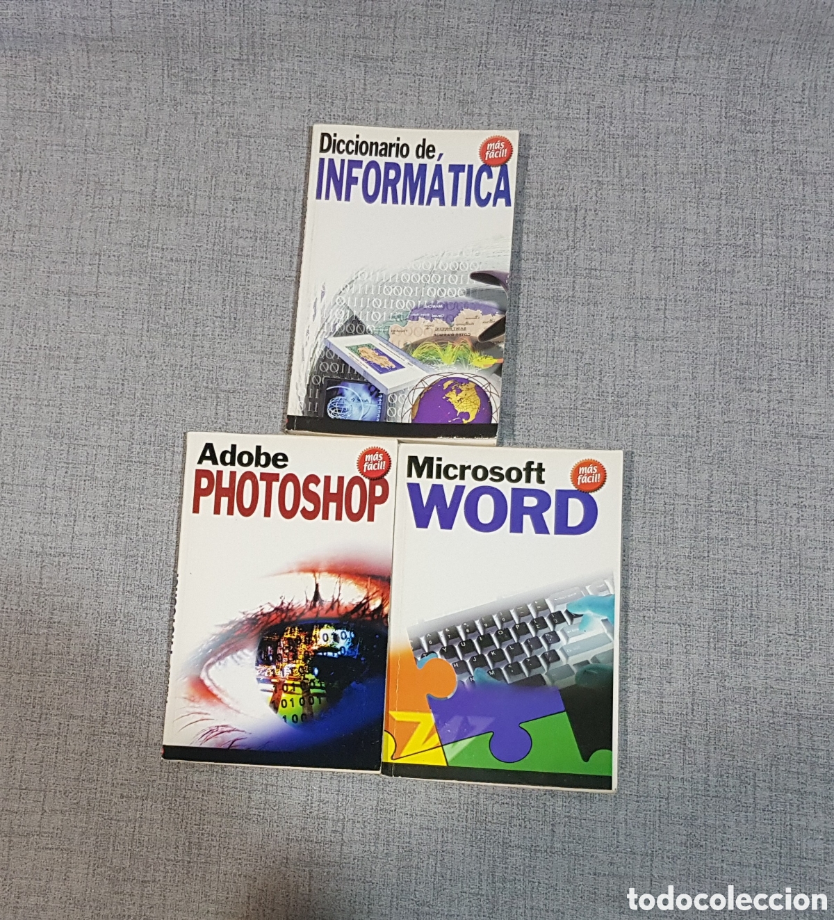 Libros de segunda mano: BIBLIOTECA PR&Aacute;CTICA INFORM&Aacute;TICA M&Aacute;S F&Aacute;CIL: INFORM&Aacute;TICA, ADOBE PHOTOSHOP, MICROSOFT WORD. A&Ntilde;O 2002