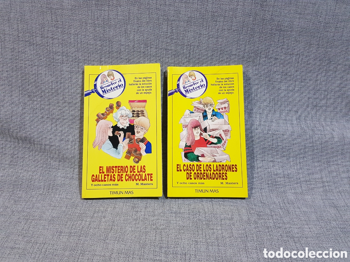 Libros de segunda mano: EL MISTERIO DE LAS GALLETAS DE CHOCOLATE/EL CASO DE LOS LADRONES DE ORDENADORES. TIMUN MAS 1985 1986