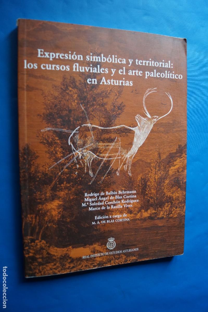 Libros de segunda mano: EXPRESION SIMBOLICA: LOS CURSOS FLUVIALES Y EL ARTE PALEOLITICO EN ASTURIAS. VV.AA