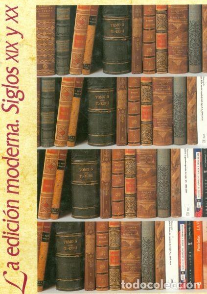 Libros de segunda mano: La edici&oacute;n moderna. Siglos XIX Y XX