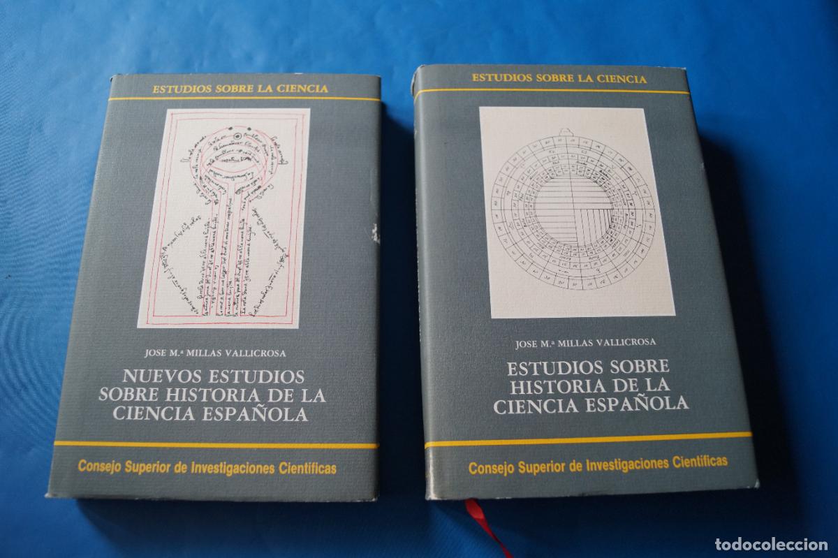 Libros de segunda mano: ESTUDIOS Y NUEVOS ESTUDIOS SOBRE HISTORIA DE LA CIENCIA ESPA&Ntilde;OLA. JOSE MARIA MILLAS VALLICROSA