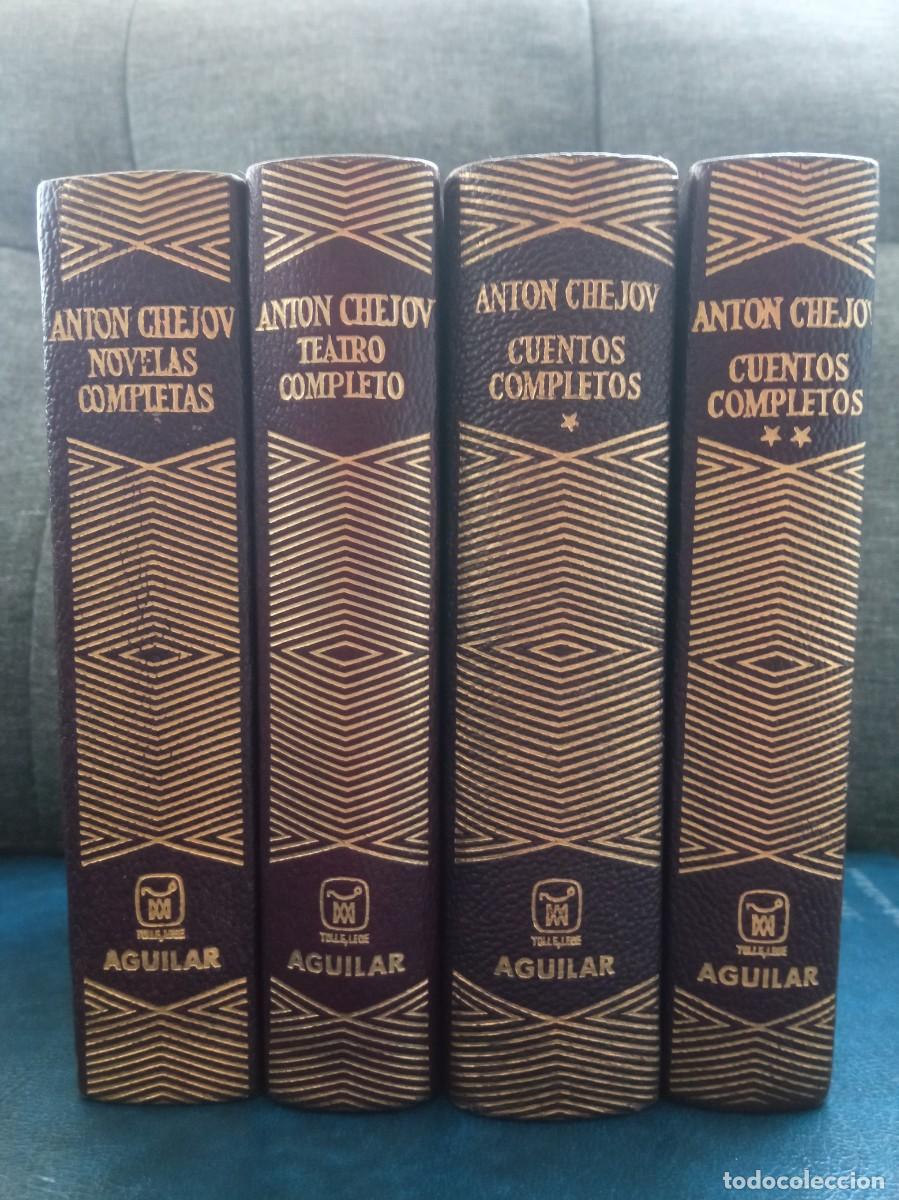 Libros de segunda mano: ANTON CHEJOV - NOVELAS COMPLETAS. TEATRO COMPLETO. CUENTOS COMPLETOS. AGUILAR, 1966-1968.