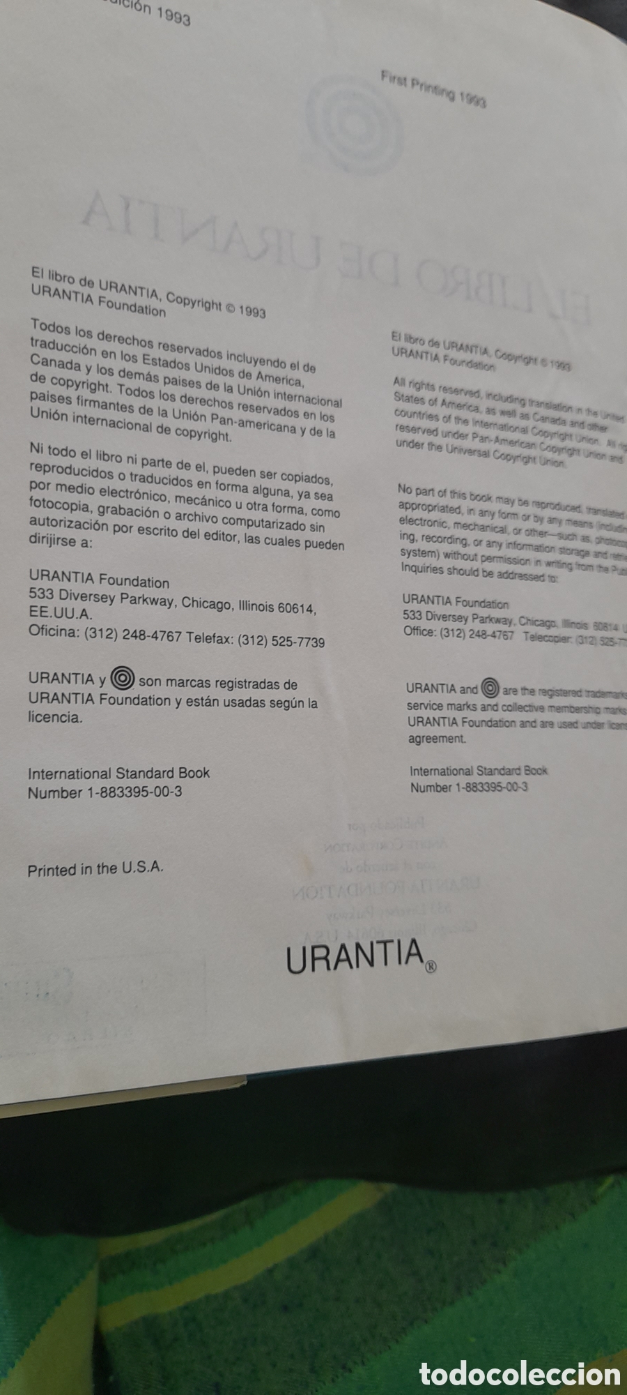 Libros de segunda mano: El libro de Urantia. Urantia Fundaci&oacute;n - Foto 4