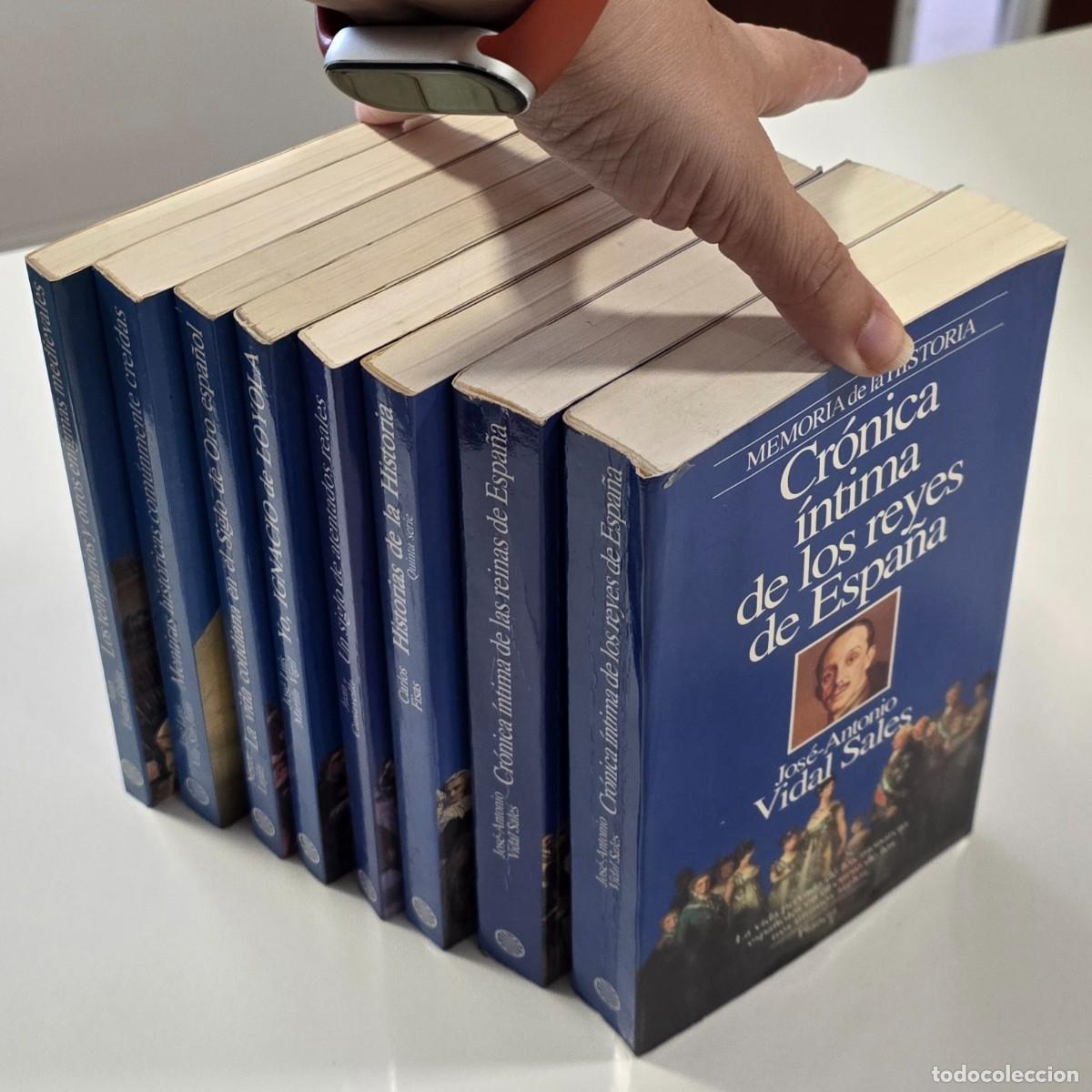 Libros de segunda mano: Lote 8 libros 'Memoria de la Historia' &mdash; Planeta-De Agostini (Eslava Gal&aacute;n, Fisas, Luj&aacute;n&hellip;)