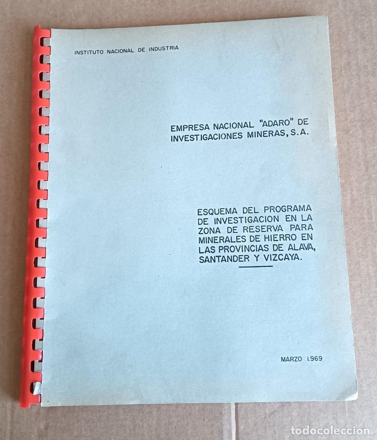 Libros de segunda mano: Empresa nacional ADARO de investigaciones mineras s.a. Esquema de programa de investigaci&oacute;n de la zo