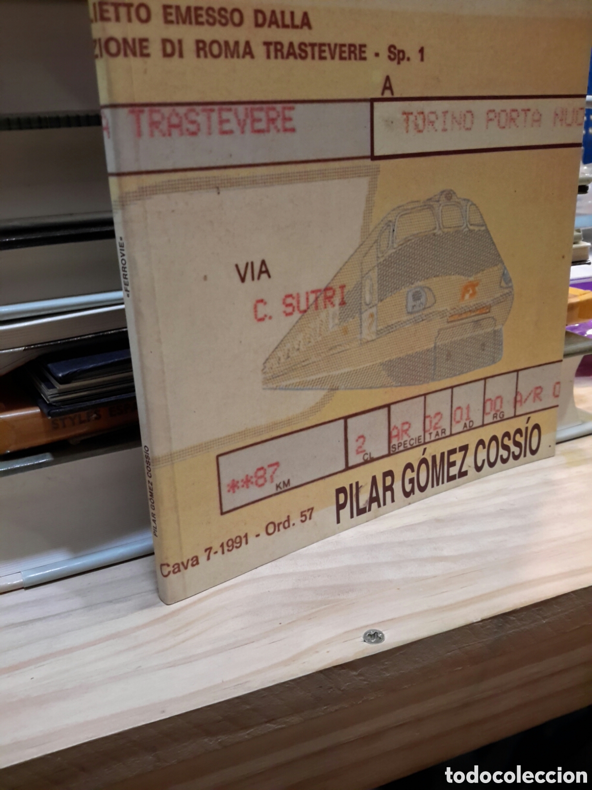 Livres d'occasion: Pilar G. COSSIO - &rdquo;Ferrovie&rdquo; Roma 1991-92