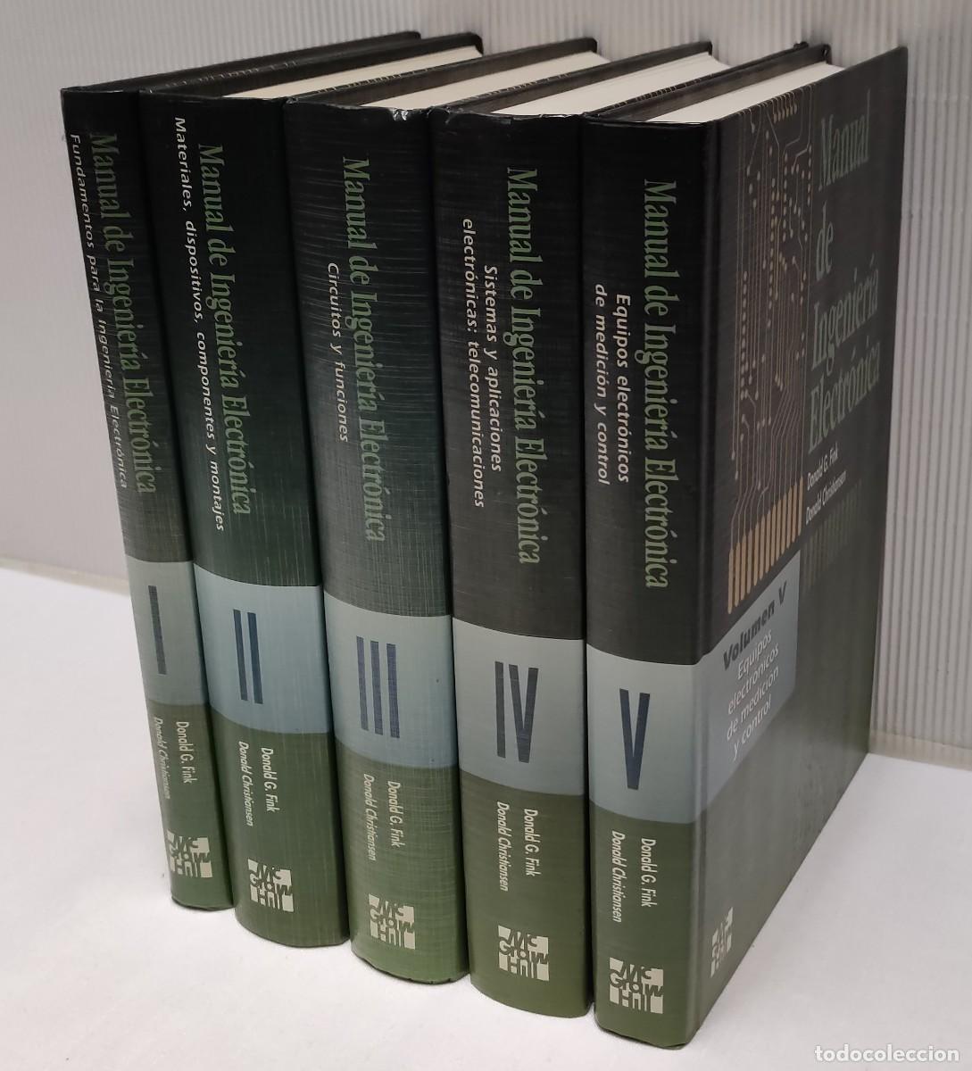 Libros de segunda mano: MANUAL DE INGENIER&Iacute;A ELECTR&Oacute;NICA. OBRA COMPLETA EN 5 TOMOS.