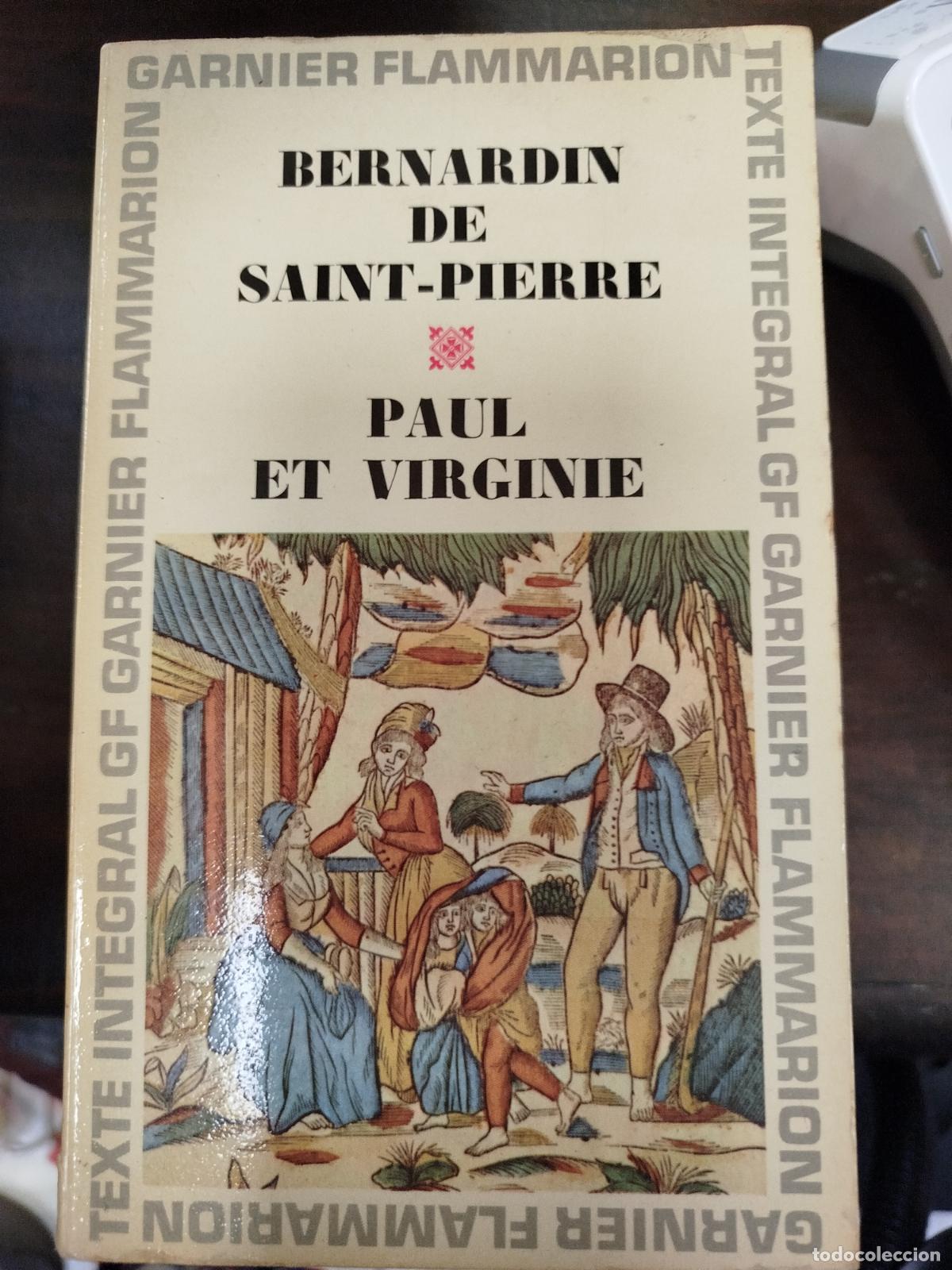 Libros de segunda mano: PAUL ET VIRGINIE - BERNARDIN DE SAINT-PIERRE (FR)