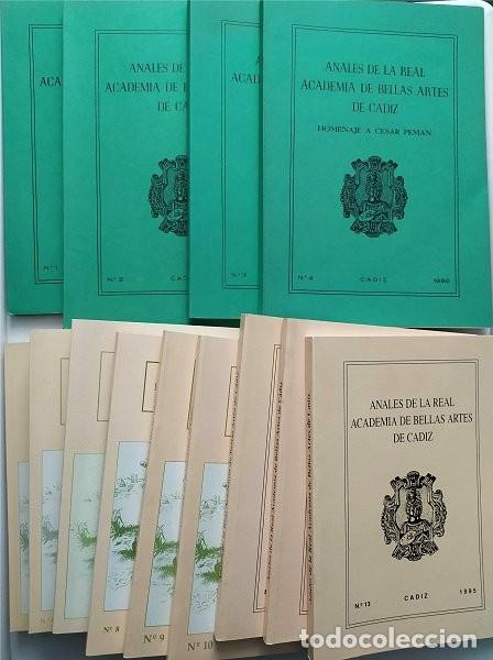 Gebrauchte B&uuml;cher: Anales de la Real Academia de Bellas Artes de C&aacute;diz. Del n&uacute;mero 1 a n&uacute;mero 13
