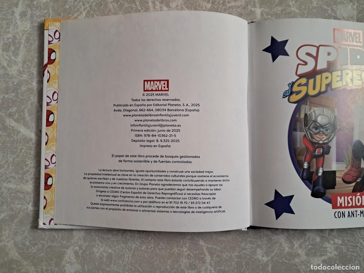 Libros de segunda mano: libro infantil, Spidey y su superequipo. Misi&oacute;n con Ant-Man - Marvel - Foto 2