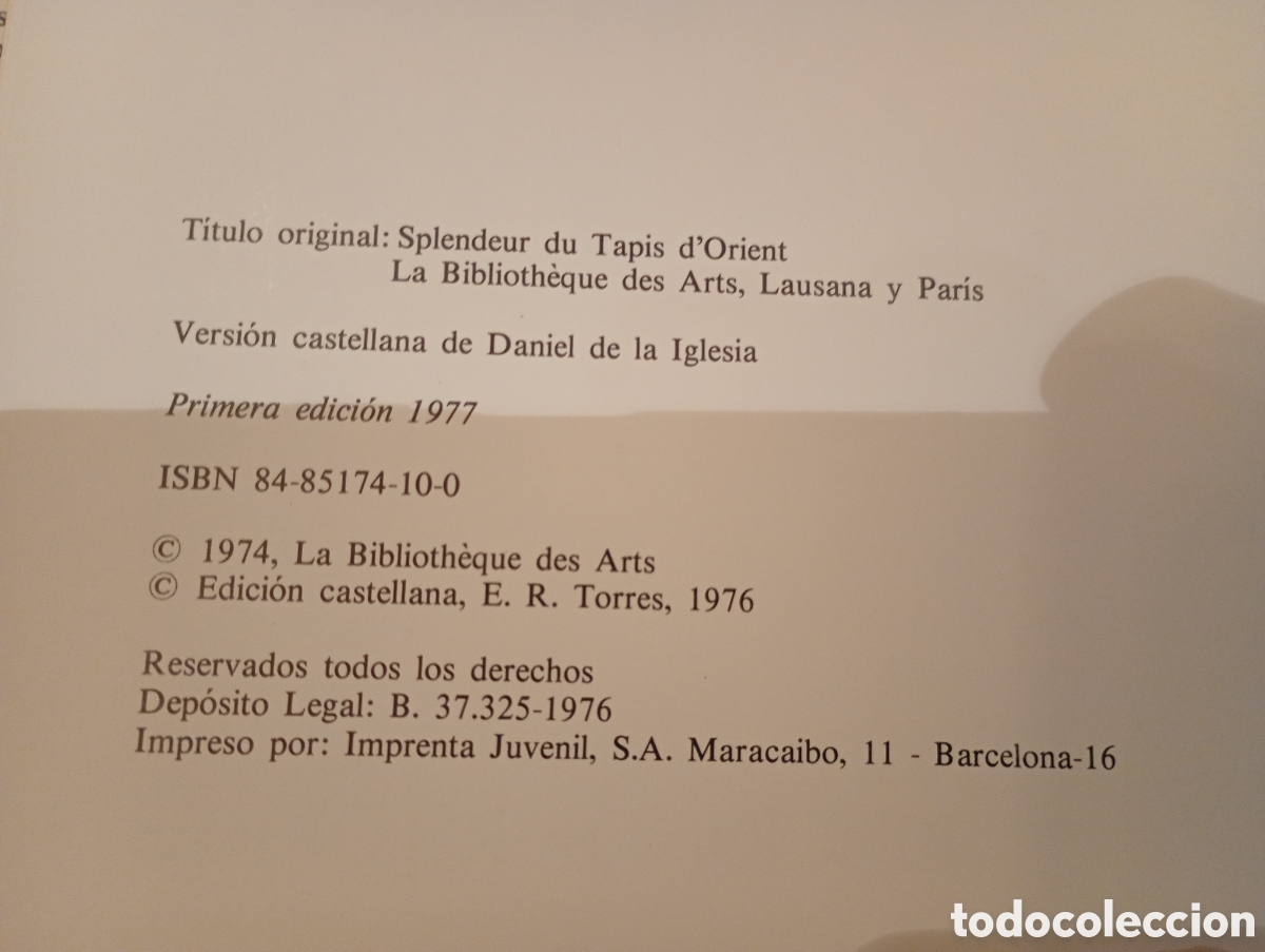 Libros de segunda mano: El esplendor de las alfombras de Oriente - Foto 4