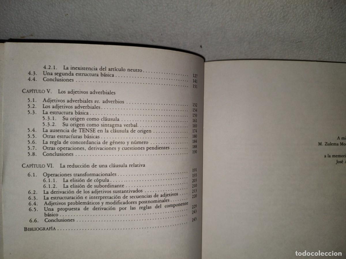 Libros de segunda mano: 218- Sintaxis Y Sem&aacute;ntica Del Adjetivo - Marta Luj&aacute;n - Foto 5