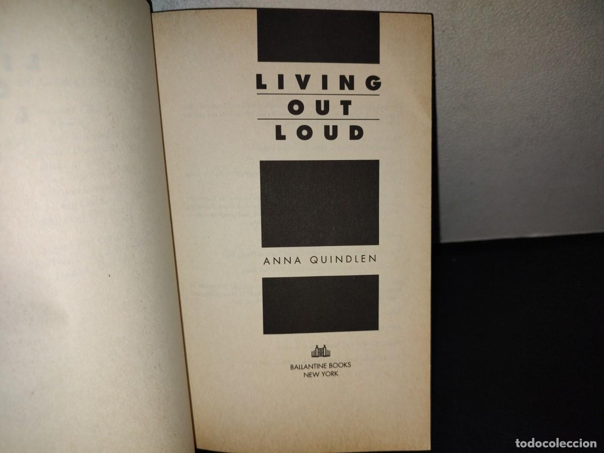 Libros de segunda mano: 218- Living Out Loud - Anna Quindlen - Foto 4