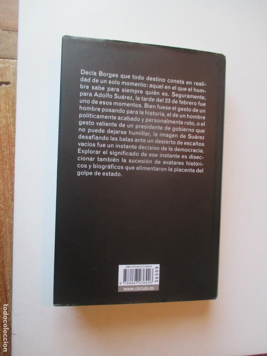 Libros de segunda mano: JAVIER CERCAS Anatom&iacute;a de un instante W40147 - Foto 2