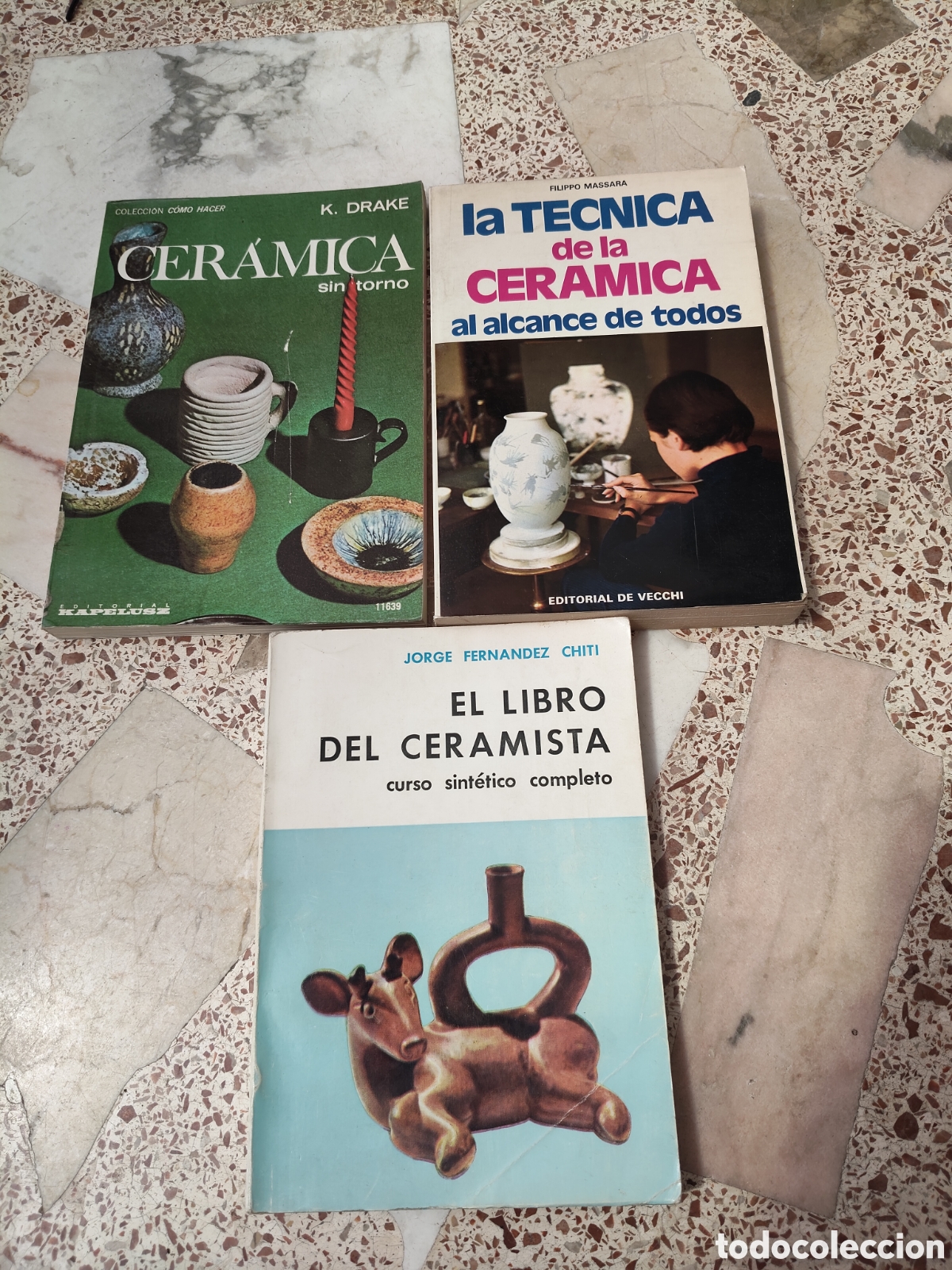Libri di seconda mano: El lote de tres libros de cer&aacute;mica varios