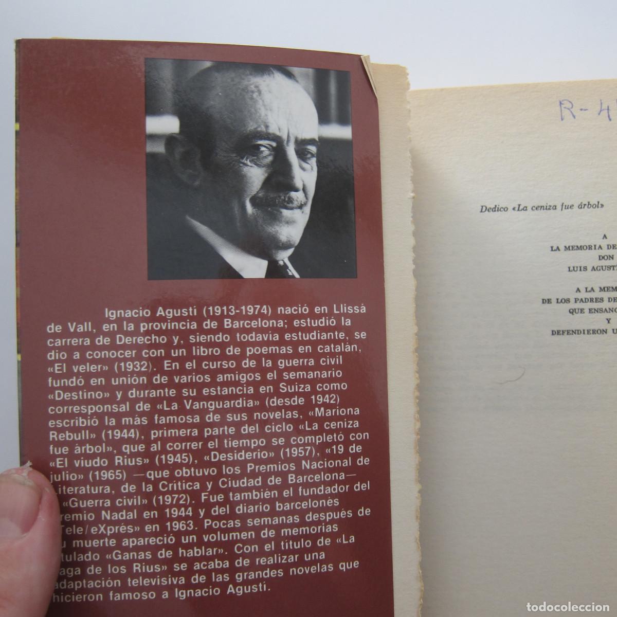 Libros de segunda mano: MARIONA REBULL - IGNACIO AGUST&Iacute; (PLANETA) NOVELA - Foto 5