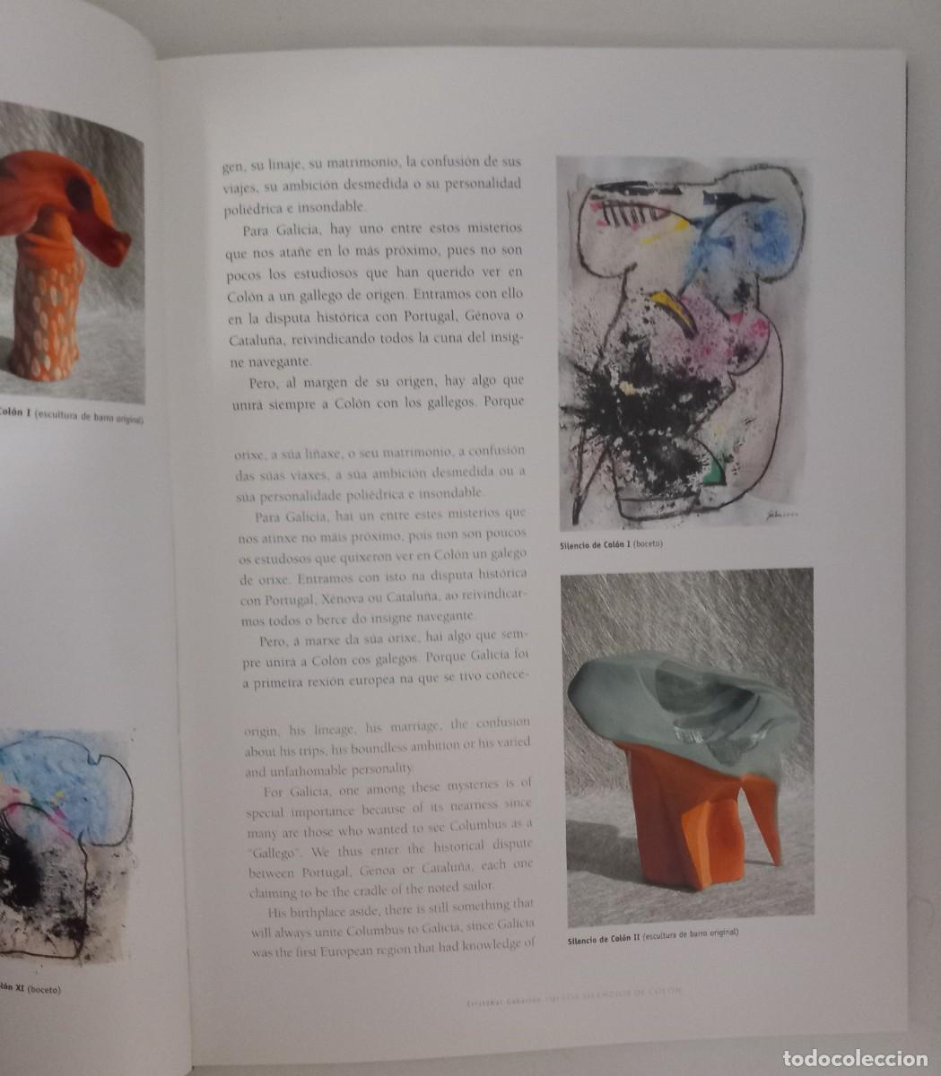 Libros de segunda mano: Los silencios de Col&oacute;n, de Crist&oacute;bal Gabarr&oacute;n - Foto 3