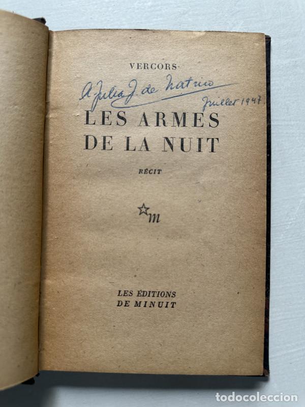 Second hand books: Les armes de la nuit - Vercors