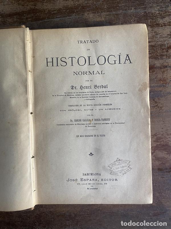 Libros de segunda mano: Tratado de Histologia Normal - Berdal Henri - Foto 1