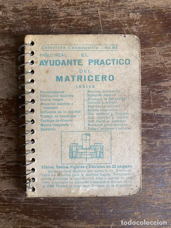 Libros de segunda mano: El Ayudante Practico del Matricero - Real Pablo - Foto 1