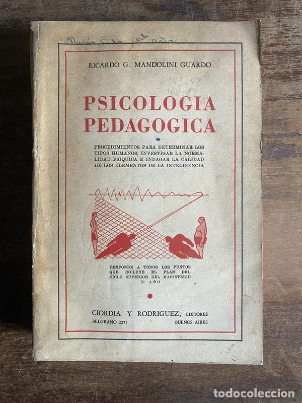Libros de segunda mano: Psicologia Pedagogica - Mandolini Guardo Ricardo G.