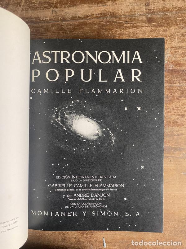 Libros de segunda mano: Astronomia Popular - Flammarion Camille