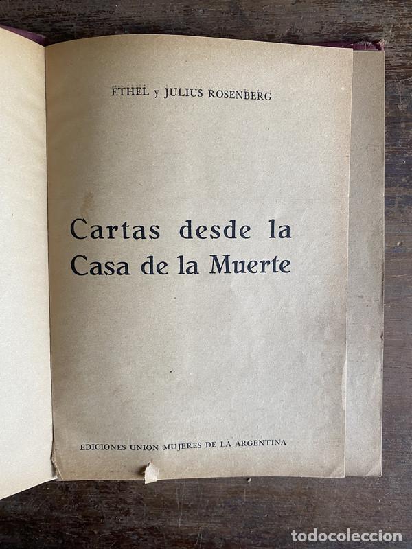 Libros de segunda mano: Cartas desde la Casa de la Muerte - Rosenberg Ethel y Julius
