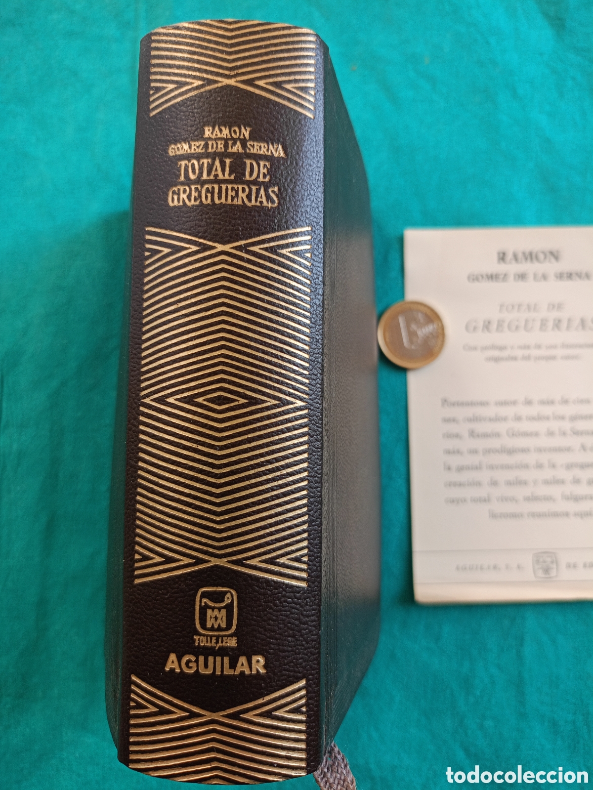 Libros de segunda mano: TOTAL DE GREGUERIAS, RAM&Oacute;N G&Oacute;MEZ DE LA SERNA. AGUILAR