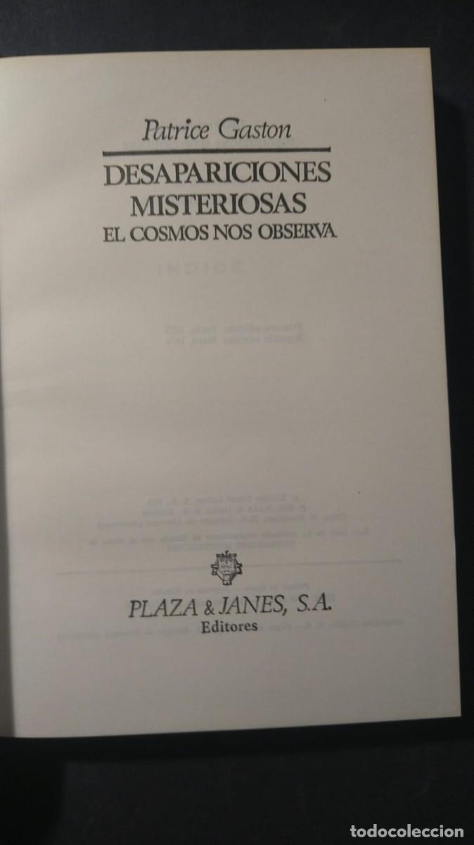 Libros de segunda mano: DESAPARICIONES MISTERIOSAS - COLECCI&Oacute;N OTROS MUNDOS - Foto 2